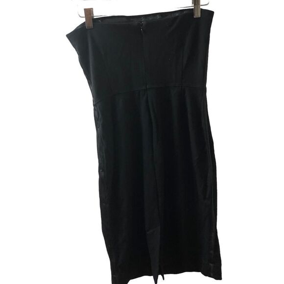 Gap Y2K Side Stripe Strapless Dress Sz 4 - Picture 5 of 9